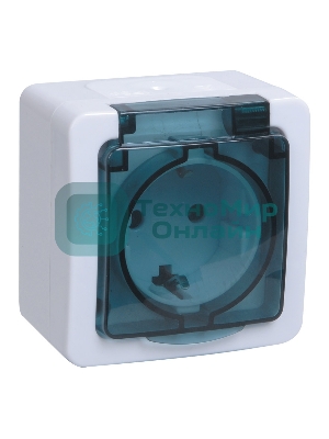 Розетка IEK ERMP12-K03-16-54-EC РСб20-3-ГПБд роз 1м с з/к о/у IP54 (цвет крышки:дымчатый) ГЕРМЕС PLUS