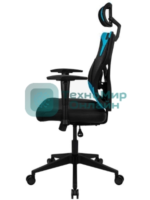 Кресло Aerocool GUARDIAN Ice Blue (<150кг, эргономичное, сетчатый материал, 2D подлокотник)