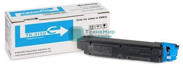 Картридж лазерный Kyocera TK-5150C (1T02NSCNL0) голубой для P6035cdn/M6035cidn/M6535cidn 10000 стр.