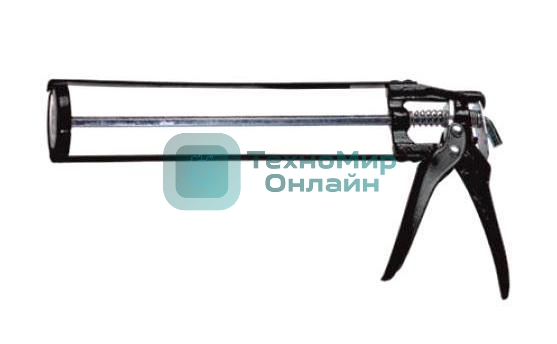 Пистолет для герметика Sparta 310мл ''скелетный'' усиленный с фиксатором 6-гранный шток 6 мм