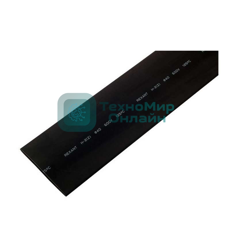 Трубка термоусадочная Rexant 24-0007 40.0/20.0 1м черный