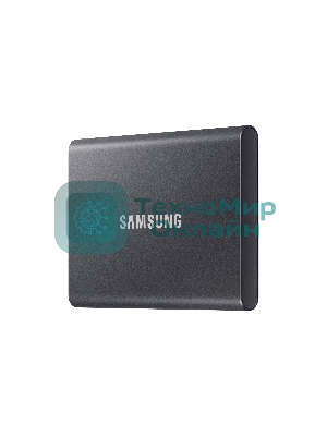Внешний SSD Samsung T7, 2TB, USB 3.2 Gen 2 Type-C, R/W 1050/1000, титан