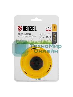 Катушка Denzel тримм полуавтомат легкая заправка лески