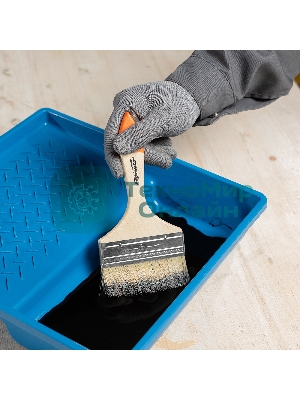 Кисть плоская Sparta 100 мм, натуральная щетина, деревянная рукоятка, для масляных краскок, лаков