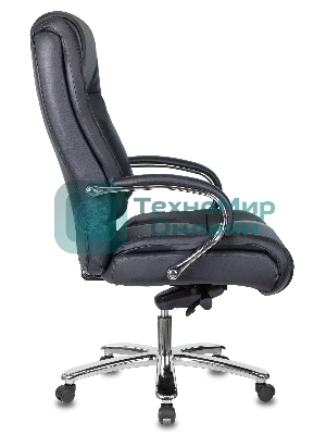 Кресло Бюрократ T-9925SL/BLACK черный, кожа