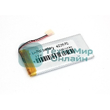 Аккумулятор Li-Pol (батарея) 4*35*70мм 2pin 3.7V/1000mAh