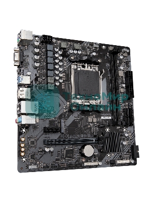 Материнская плата Gigabyte B650M S2H (V1.2/V1.4), AM5, AMD B650, 2xDDR5, 4xSATA, 1xM.2, 1xPCI-E 4.0 x16, 3xUSB-A 3.2 Gen 1, 1xUSB-C 3.2 Gen 1, 1x 1Gb LAN, 3x3.5 мм, 7.1, Micro-ATX