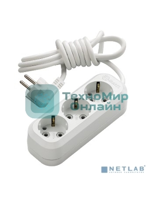 Удлинитель Makel 3х2 м с заземл. 16А IP20