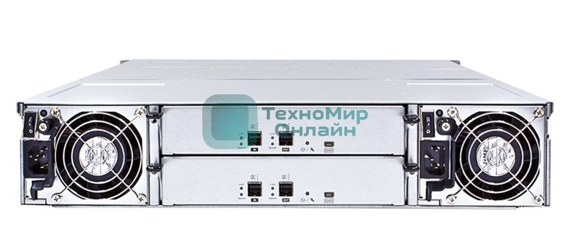 Система хранения данных Infortrend 2U/12bay dual redundant controller expansion enclosure 4x 12Gb SAS ports, 2x(PSU+FAN module), 12xdrive trays, 2x 12G to 12 G SAS cables and 1xRackmount kit(JB 3012R)