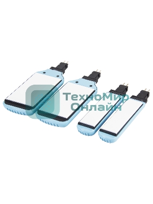 Выпрямитель для волос Galaxy GL 4505 черный/голубой, 27,5/57 мм, 200 °C, 1 режим