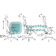 Кресло Zombie Game Penta черный/красный, экокожа, 120 кг, механизм качания