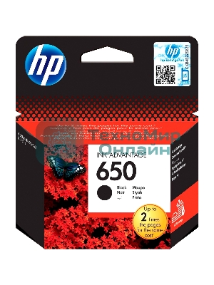 Картридж струйный HP 650 CZ101AE черный для HP DJ IA 2515