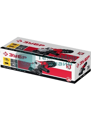 Угловая шлифовальная машина ЗУБР 115 мм, 800 Вт, компакт.