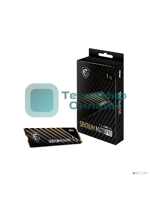 Накопитель SSD MSI M.2 2280 1Tb SPATIUM M470 PRO Client SSD S78-440L0J0-P83, PCIe Gen4x4 with NVMe