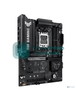 Материнская плата ASUS TUF GAMING B650-E WIFI, AM5, AMD B650, 4xDDR5, 4xSATA, 3xM.2, 1xPCIe 4.0 x16, 1xPCIe 4.0 x16, 1xPCIe x1, 1xDP, 1xHDMI, 1x2.5Gb LAN, Wi-Fi 6E, Bluetooth 5.3, 2xUSB-C (1x10Gbps, 1x20Gbps), 3xUSB-A 5Gbps, 2xUSB-A 10Gbps, 3xUSB-A 2.0, 5x3.5 мм, 7.1, ATX