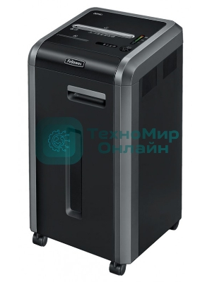 Шредер Fellowes 225Ci. (20 листов) , 60 литр, 3,9х38 мм (класс 3), 100% Jam Proof, уничтожает: скобы/скрепки/карты/CD