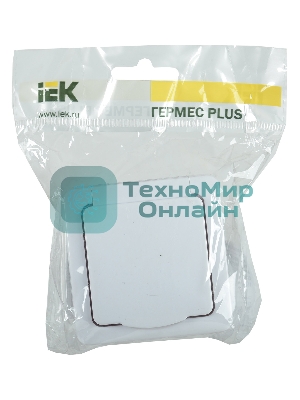 Розетка двухместная с з/к с крышкой для открытой установки РСб22-3-ГПБб IP54 серия 