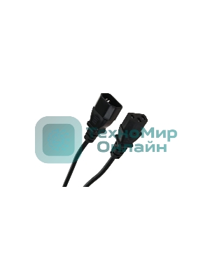 Кабель UPS to устройство 220V (IEC-320-C13/C14) 3м, 3G 0,75мм медь, Telecom