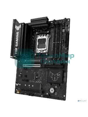 Материнская плата ASUS TUF GAMING B650-E WIFI, AM5, AMD B650, 4xDDR5, 4xSATA, 3xM.2, 1xPCIe 4.0 x16, 1xPCIe 4.0 x16, 1xPCIe x1, 1xDP, 1xHDMI, 1x2.5Gb LAN, Wi-Fi 6E, Bluetooth 5.3, 2xUSB-C (1x10Gbps, 1x20Gbps), 3xUSB-A 5Gbps, 2xUSB-A 10Gbps, 3xUSB-A 2.0, 5x3.5 мм, 7.1, ATX