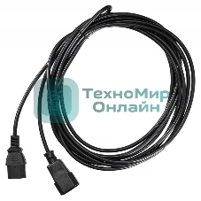 Кабель-удлинитель питания Buro IEC320-C13/IEC320-C14 5м