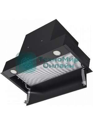 Вытяжка встраиваемая Maunfeld Fantasy Light 60 черная, 59.7 см, 800 куб. м/ч, 52 дБ