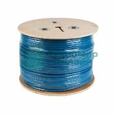 Кабель Rexant витая пара, F/UTP, категория 6, 4 x 2 x 0,57 мм, PVC, внутренний, синий, 305м
