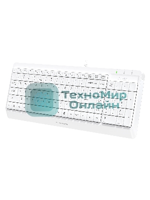 Клавиатура проводная A4Tech Fstyler FK15, USB, белый
