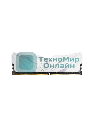 Оперативная память NETAC, DDR4, 8GB (1x8GB), 3200MHz, CL16, DIMM, с радиатором, белый