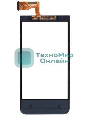 Сенсорное стекло (тачскрин) для HTC Desire 300, черное