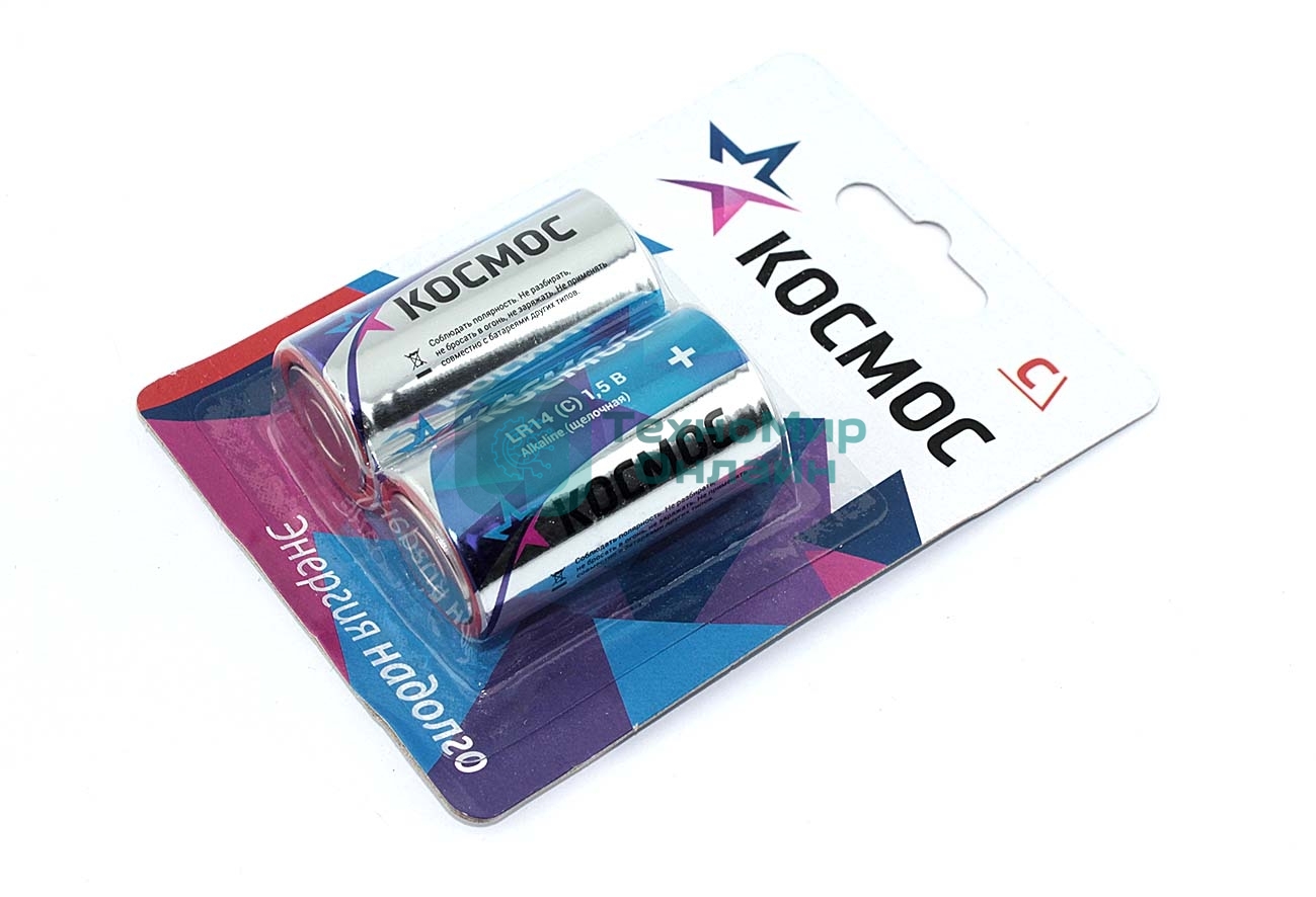 Батарейка Космос LR14 2 шт.