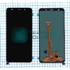 Дисплей для Samsung Galaxy A7 SM-A750F (2018) (OLED Full Size) черный