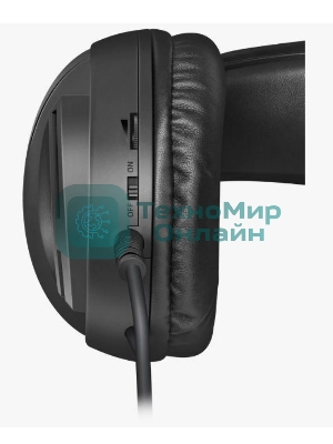 Гарнитура Defender Dexter RG чёрный, проводная, USB / 2 x mini jack 3.5 мм, подсветка