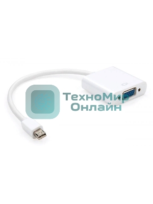 Переходник видео Premier 6-912 miniDisplayport (m)/VGA (f) 0.15м. белый