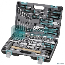 Набор инструментов Stels 141041/2'' 1/4'' CrV пластиковый кейс  76 предм.