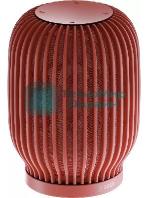 Умная колонка Sber SberBoom, 40Вт, стандартная, 1 динамик, Мультирум, Стереопара, Wi-Fi, Bluetooth 5.0, Салют, терракотовый