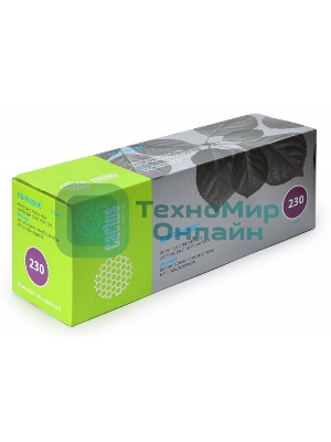 Картридж лазерный Cactus CS-TN230C голубой (1400 стр.) для Brother HL-3040/3070, DCP-9010, MFC-9120/9320