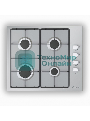 Газовая варочная панель LEX GVS 644-1 IX нержавеющая сталь