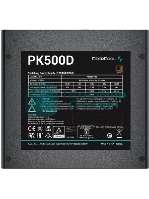 Блок питания Deepcool/GamerStorm PK500D, 500Вт, 80 PLUS Bronze, 120мм, черный