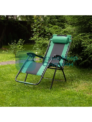 Кресло-шезлонг Palisad Camping складное, многопозиционное 160х63,5х109 cм