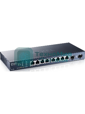 Коммутатор мультигигабитный Smart L3 Lite Zyxel NebulaFlex XMG1915-10E, 8xRJ-45: 1/2.5G, 2xSFP+, бесшумный (без вентилятора)