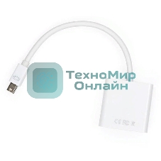 Переходник видео Premier 6-912 miniDisplayport (m)/VGA (f) 0.15м. белый