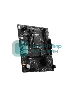 Материнская плата MSI PRO H610M-S DDR4, LGA 1700, Intel H610, 2xDDR4, 2xSATA, 1xM.2, 1xPCIe 4.0 x16, 1xPCIe 3.0 x1, 1xHDMI, 1x1Gb LAN, 4xUSB 2.0, 2xUSB 3.2 Gen 1, 3x3.5 мм, 7.1, Micro-ATX