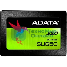 Накопитель SSD ADATA SU650, 480Gb, SATA III, 2.5