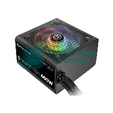 Блок питания Thermaltake Smart RGb (PS-SPR-0600NHSAWE-1), 600Вт, 80 PLUS, 120мм, черный