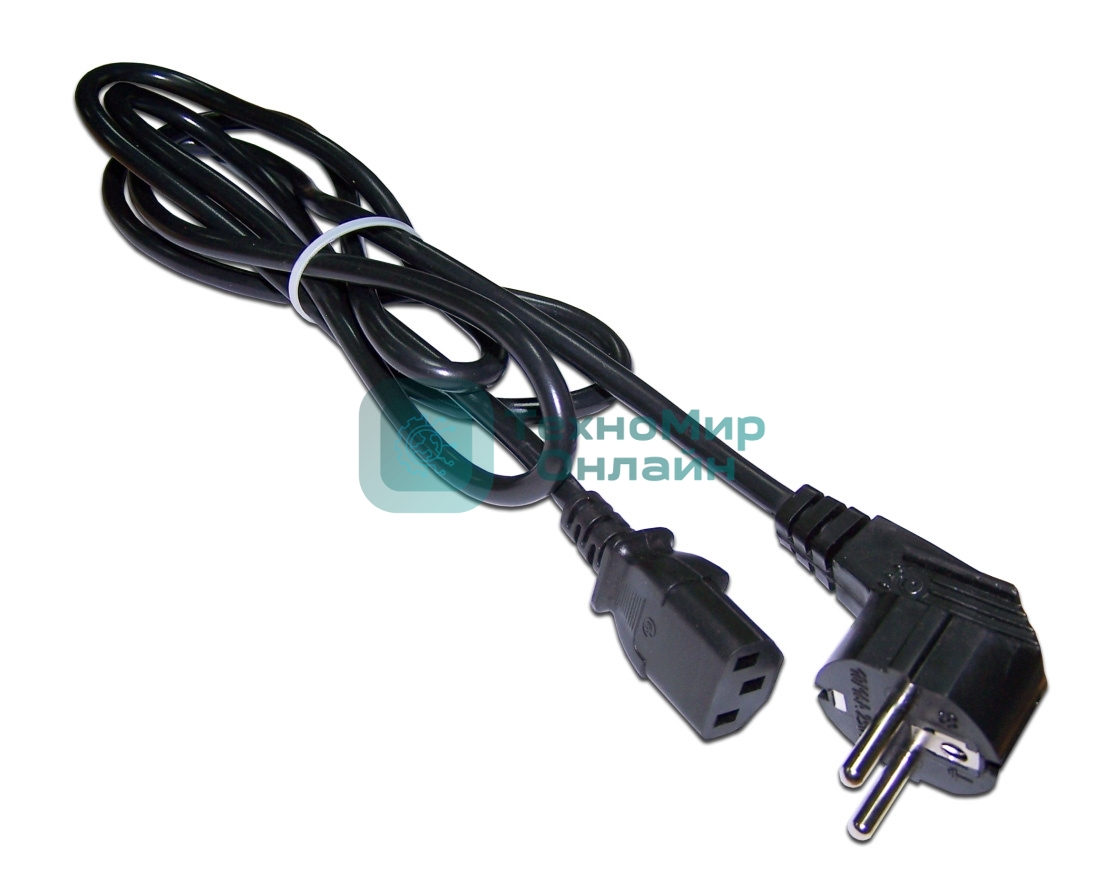 Провод Lanmaster LAN-PP13/SHA-2.0-BK проводник.:2 черный 2м