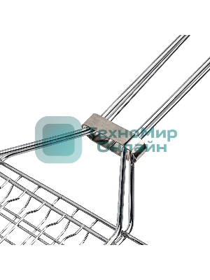 Решетка-гриль Sparta 220х340 мм, хромированная