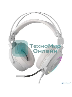 Гарнитура Redragon Lamia 2 белый, проводная, USB, подсветка