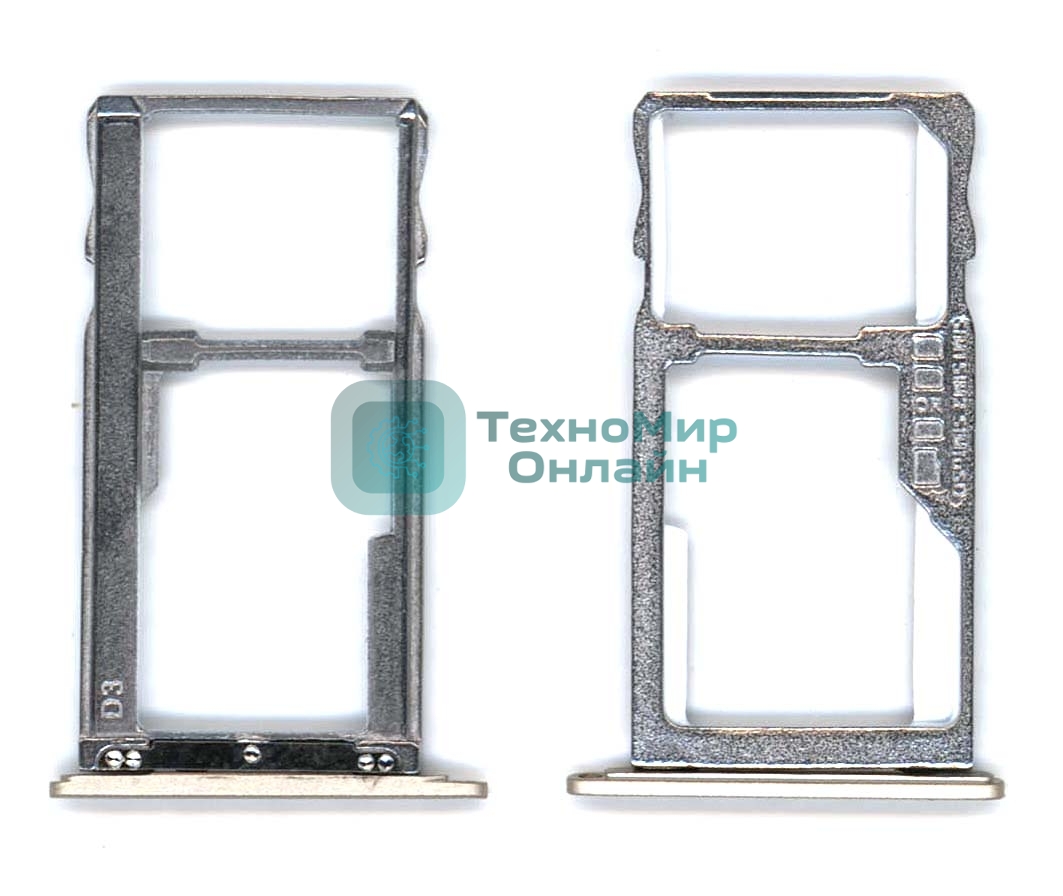 Лоток для SIM-карты Meizu M3 Note золотой