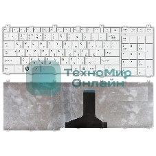 Клавиатура для ноутбука Toshiba Satellite C650 C660 L650 L670 L750 L750D белый