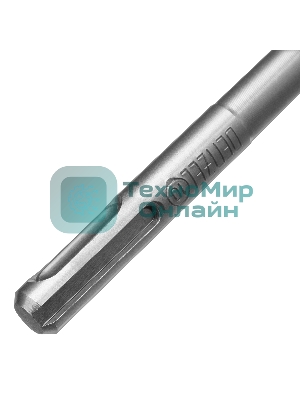 Бур по бетону Denzel цельная крестовая пластина, 10x165 мм, SDS PLUS